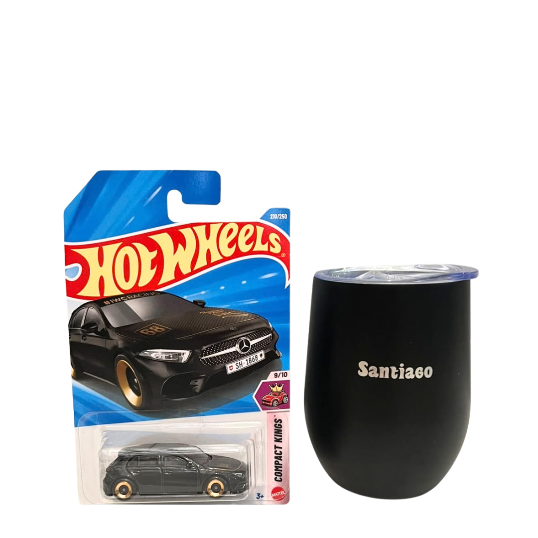 HOT WHEELS + VASO TÉRMICO 330 ML